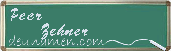 Peer Zehner Visitenkarte